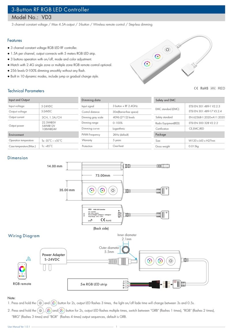 SKYDANCE VD3 User manual