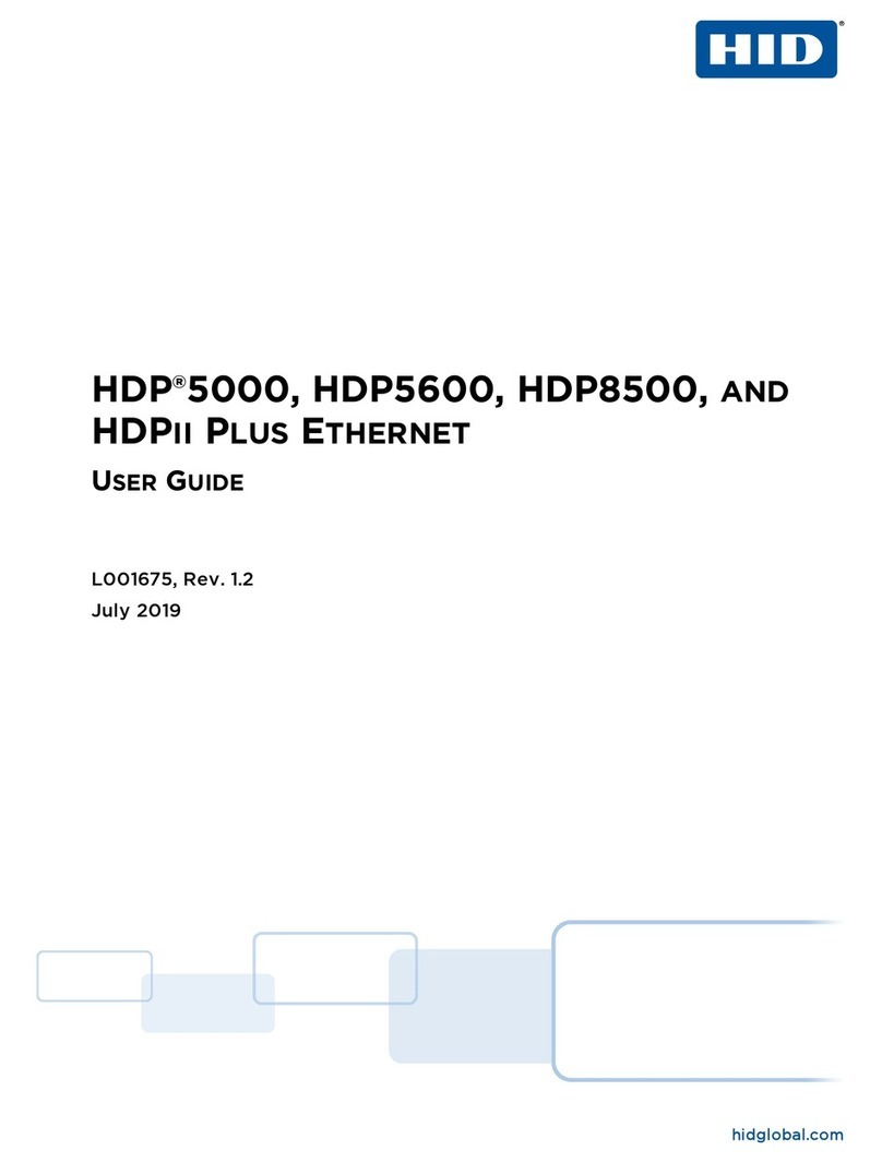 HID HDP 5000 User manual HID HDP 5000 User manual