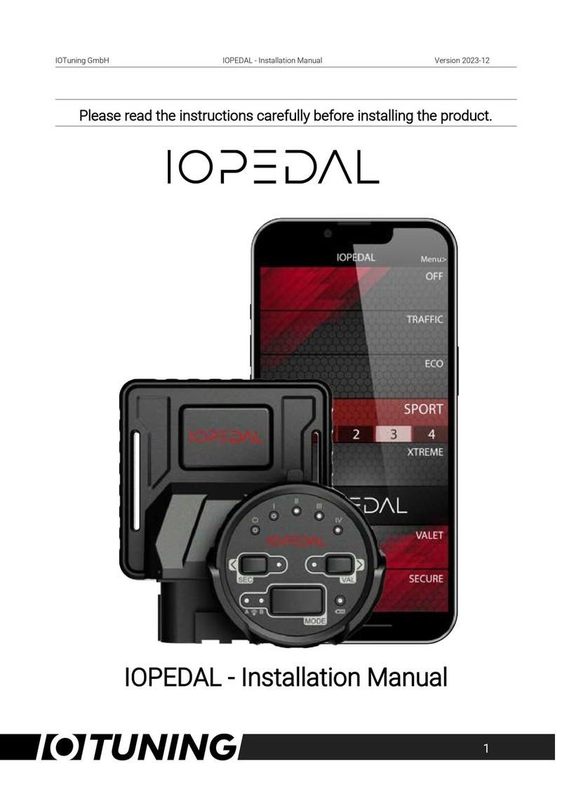 IOTuning IOPEDAL instruction manual