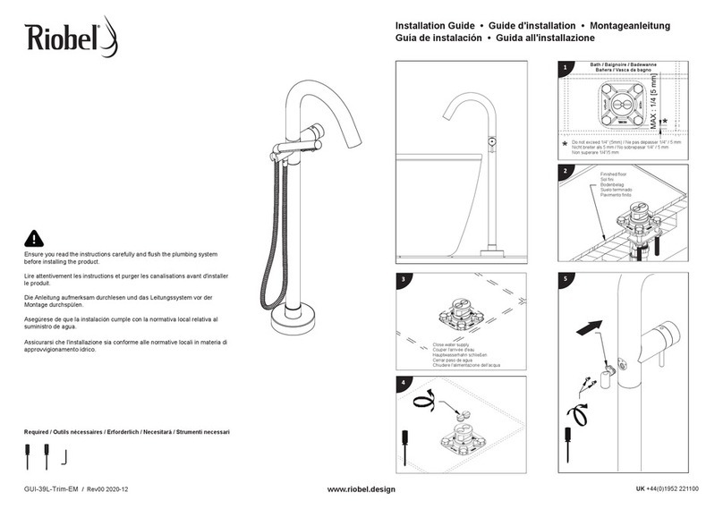 Riobel PB39C-EM installation guide