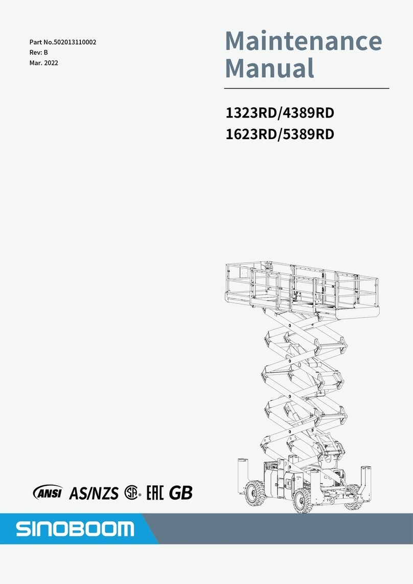 Sinoboom 1323RD Maintenance manual