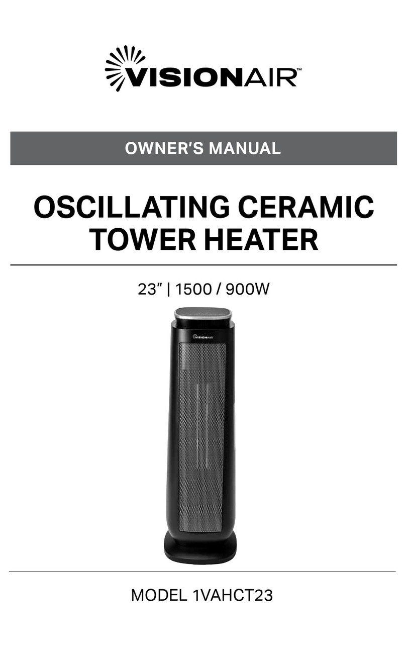 VisionAIR 1VAHCT23 owner's manual