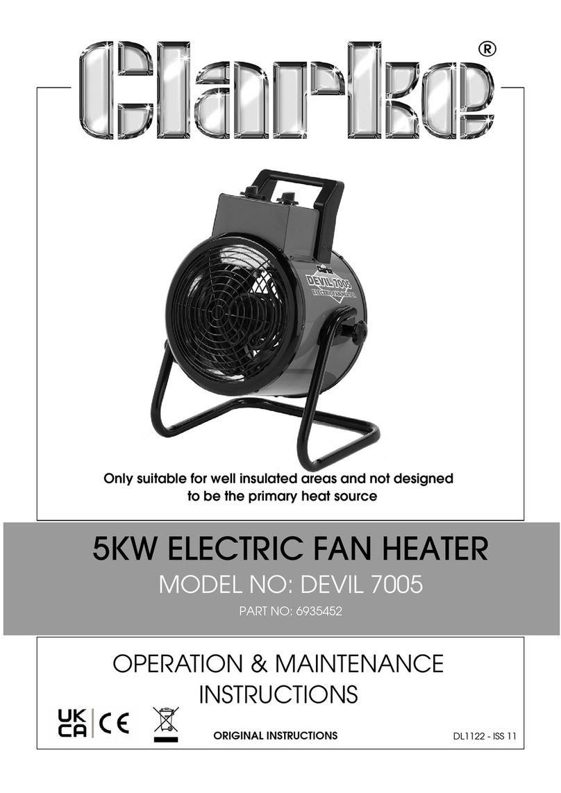 Clarke DEVIL 7005 Operation & maintenance instructions