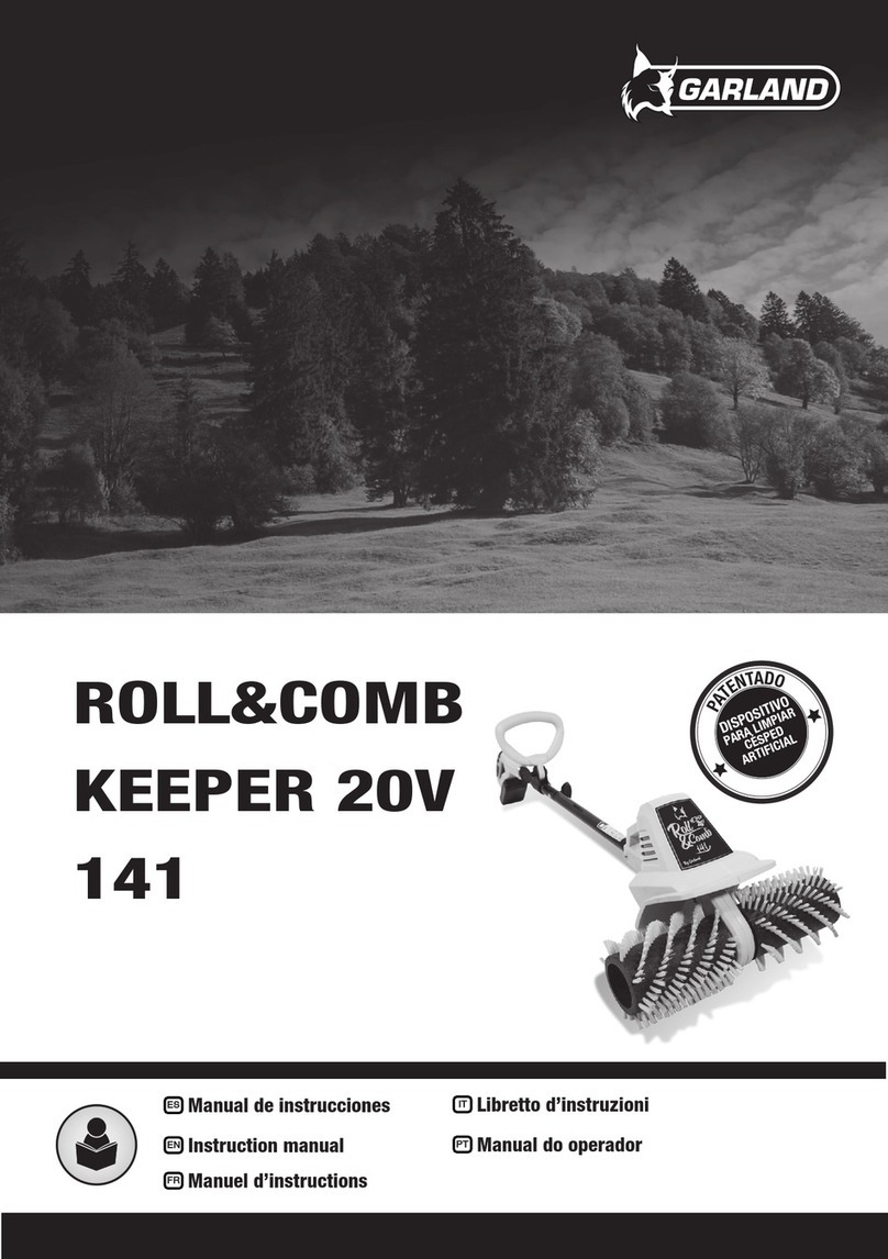 Garland ROLL&COMB KEEPER 20V 141 instruction manual