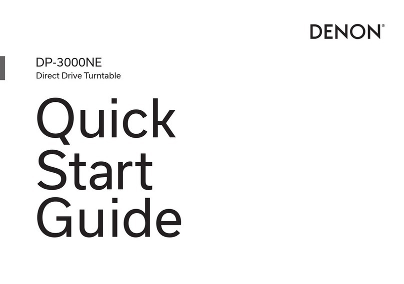 Denon DP-3000NE User manual