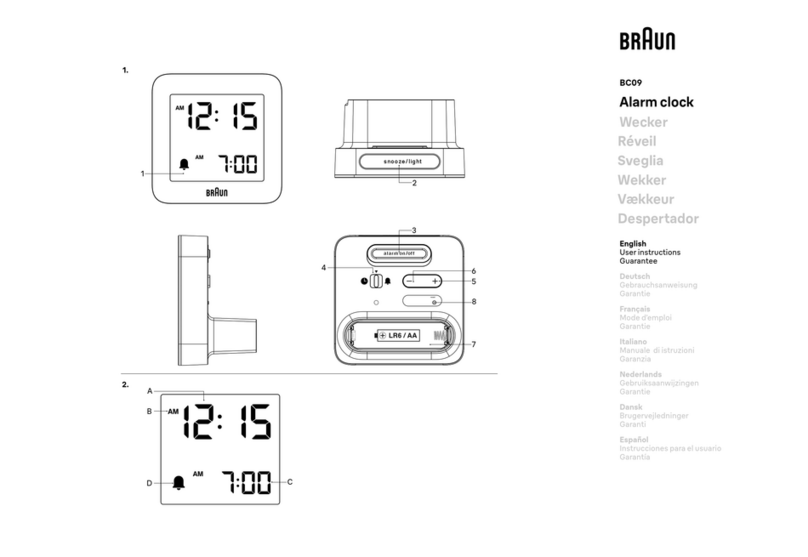 Braun BC09 User instructions