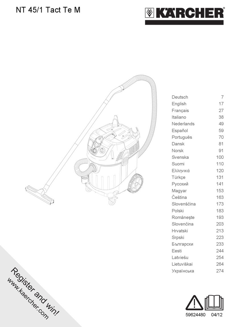 Kärcher NT 45/1 Tact Te H User manual