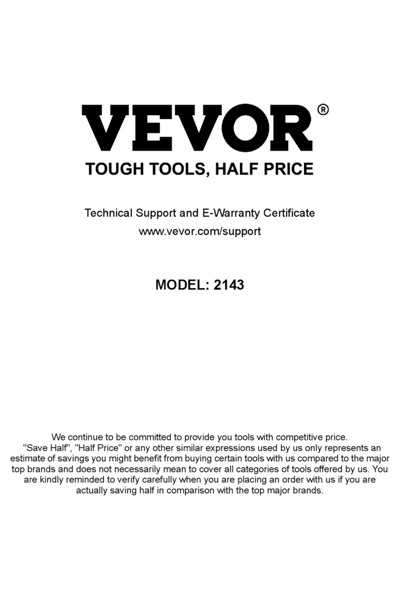 VEVOR 2143 manual