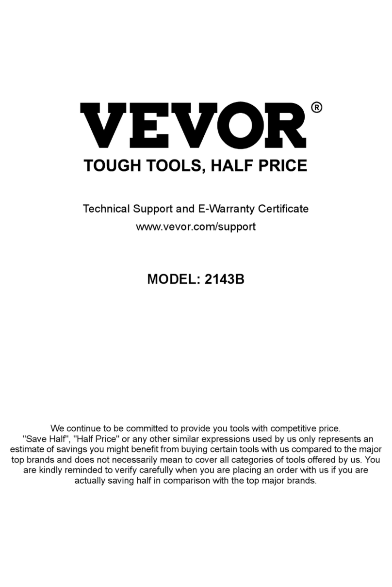 VEVOR 2143B manual