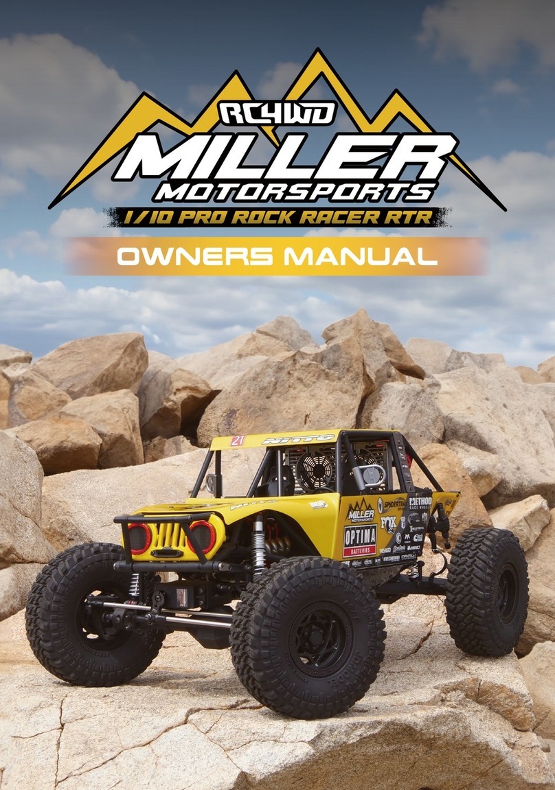 RC4WD MILLER MOTORSPORTS Z-RTR0061 owner's manual RC4WD MILLER MOTORSPORTS Z-RTR0061 owner's manual