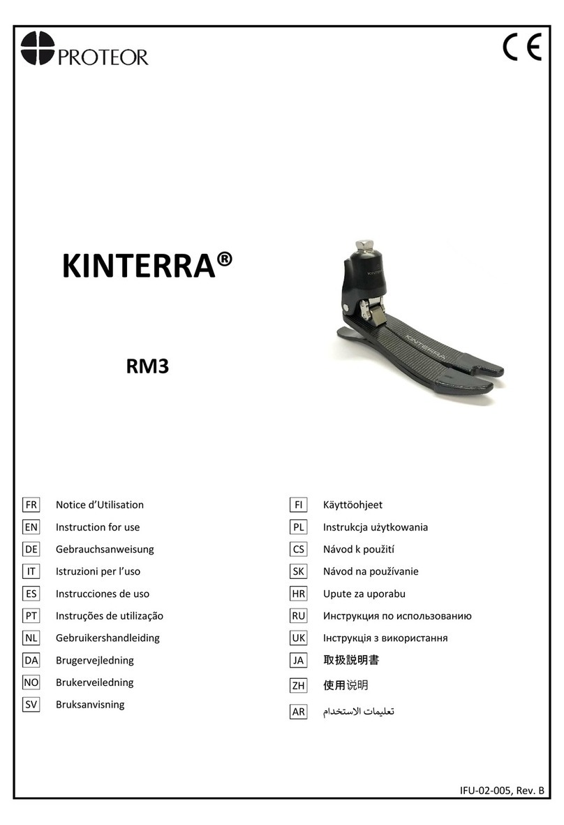 PROTEOR KINTERRA RM3 User manual