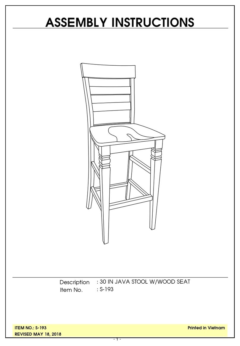 Unfinished Furniture of Wilmington S-193 Assembly instructions Unfinished Furniture of Wilmington S-193 Assembly instructions