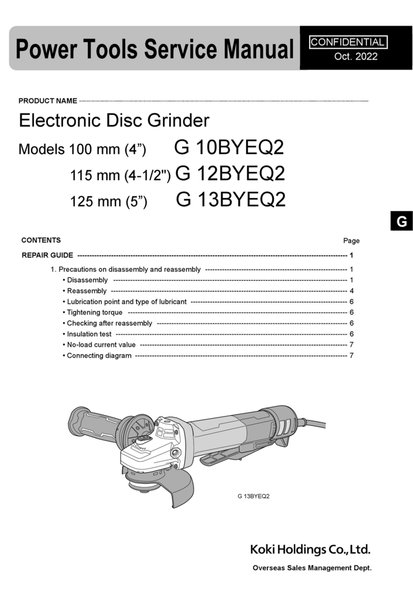 Koki Holdings G 10BYEQ2 User manual