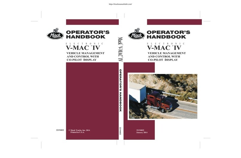Mack V-MAC IV Operator's handbook
