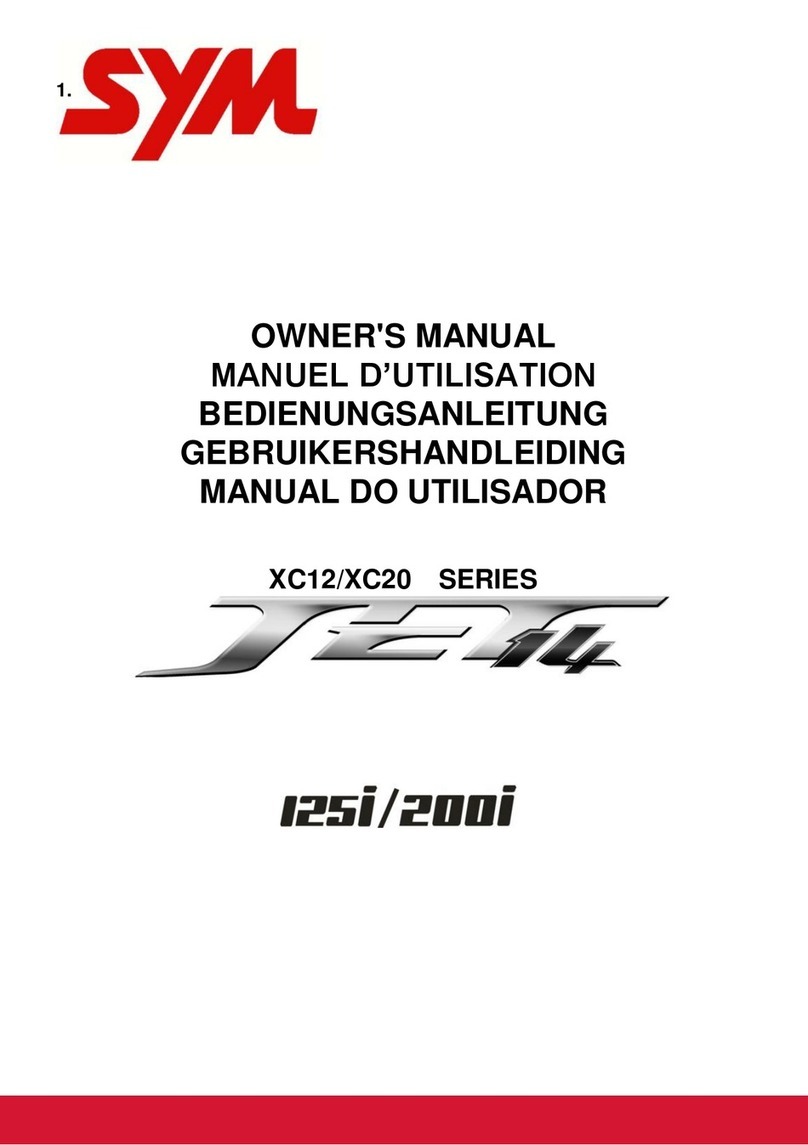 Sym XC12 Series User manual Sym XC12 Series User manual