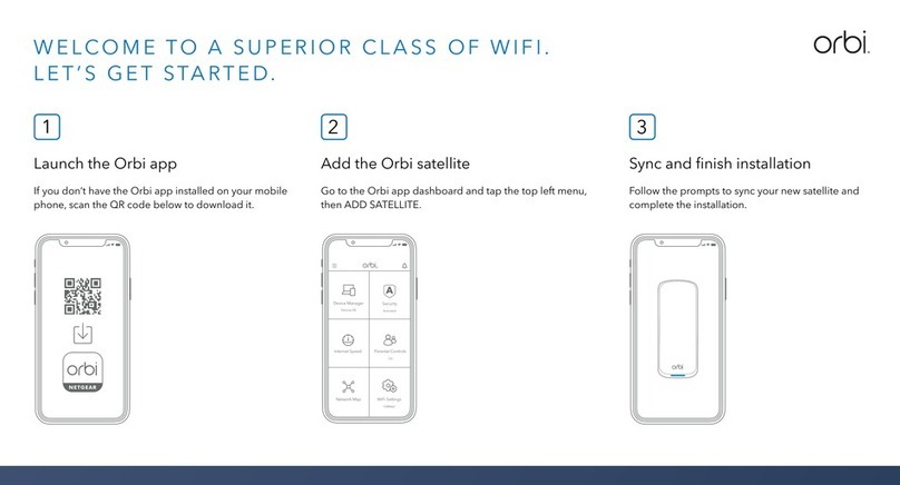 NETGEAR Orbi RBE970B User manual