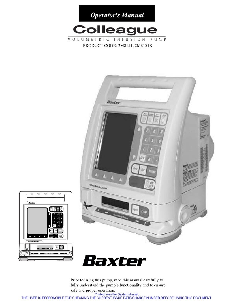 baxter Colleague 3 User manual