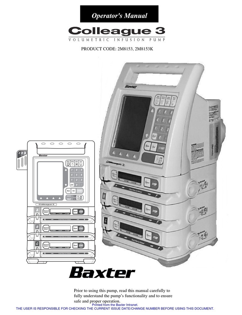 baxter Colleague 3 User manual