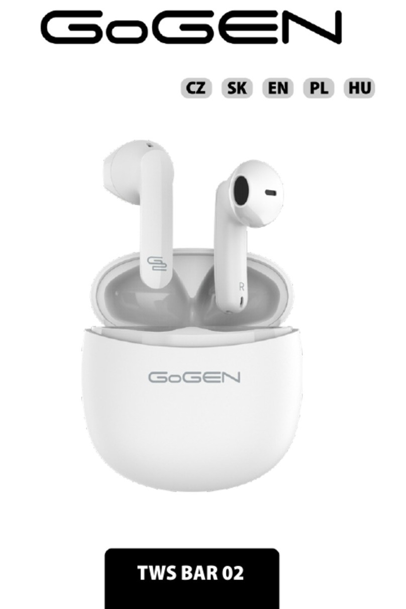 Gogen TWS BAR 02 manual
