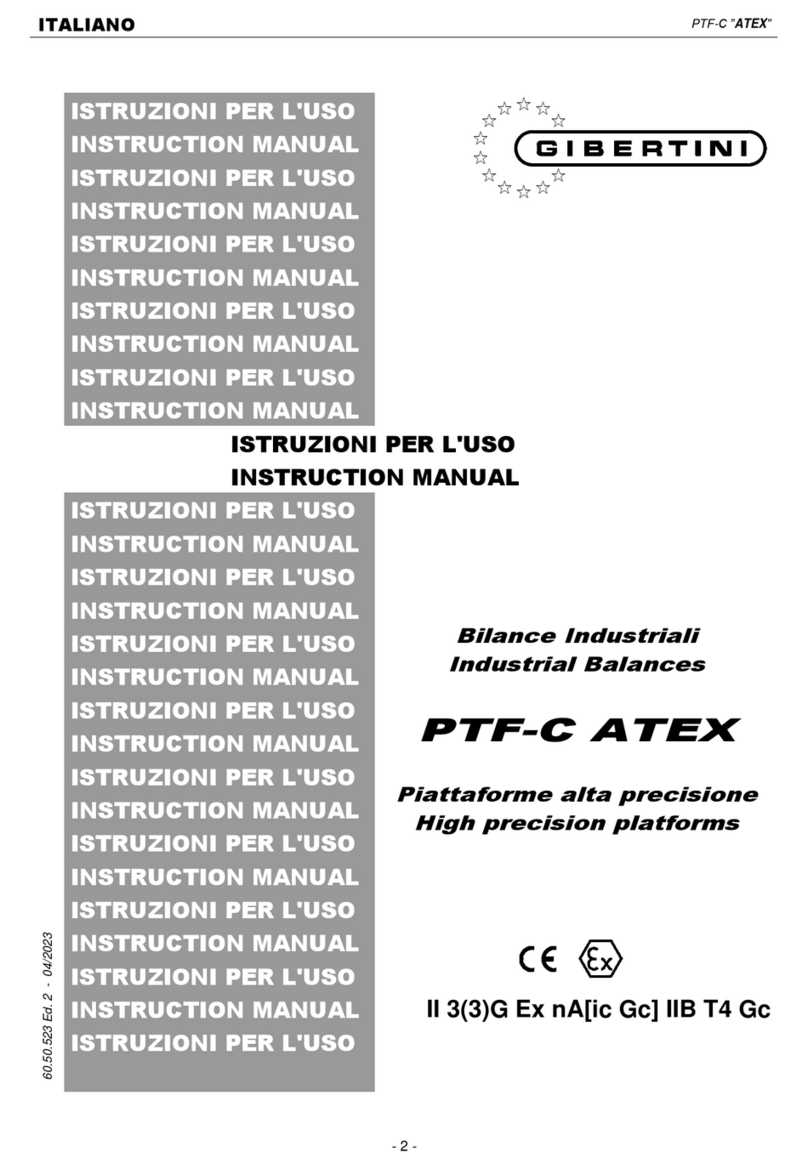 Gibertini PTF-C ATEX User manual