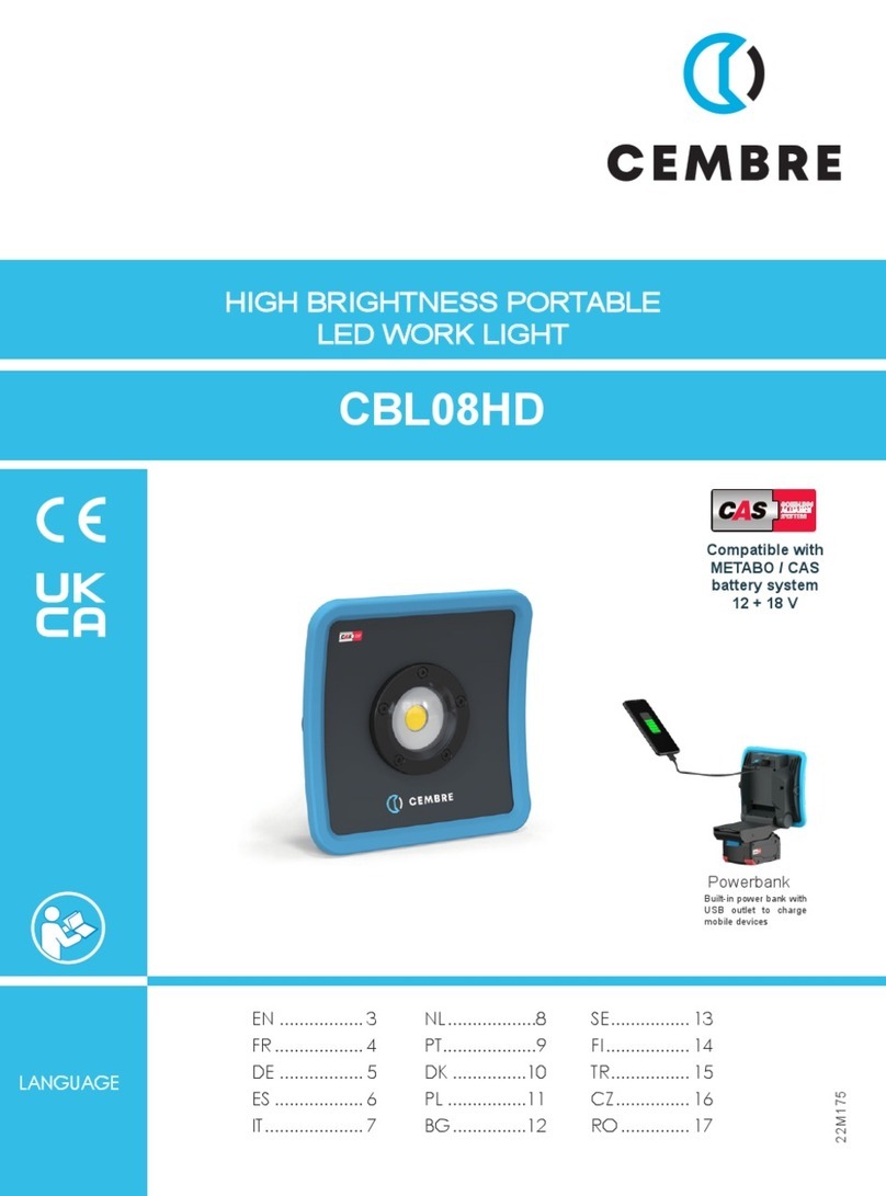 Cembre CBL08HD manual