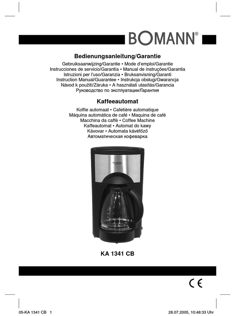 BOMANN KA 1341 CB instruction manual