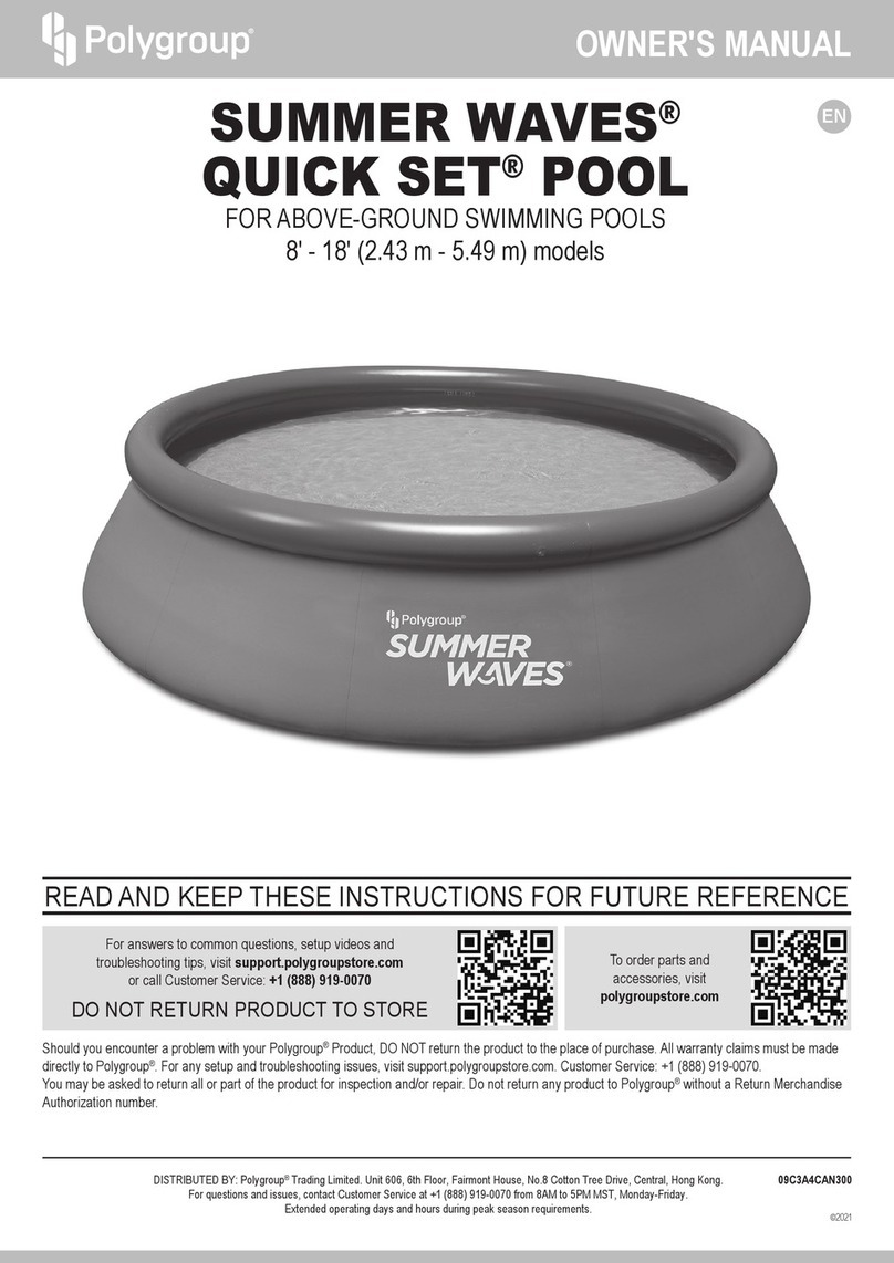 Polygroup SUMMER WAVES POOL MAINTENANCE KIT owner's manual