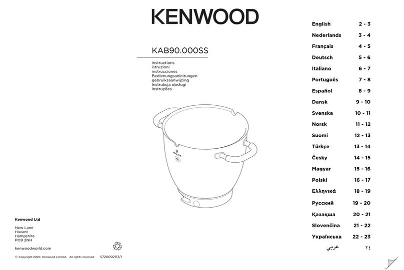 Kenwood KAB90.000SS instructions
