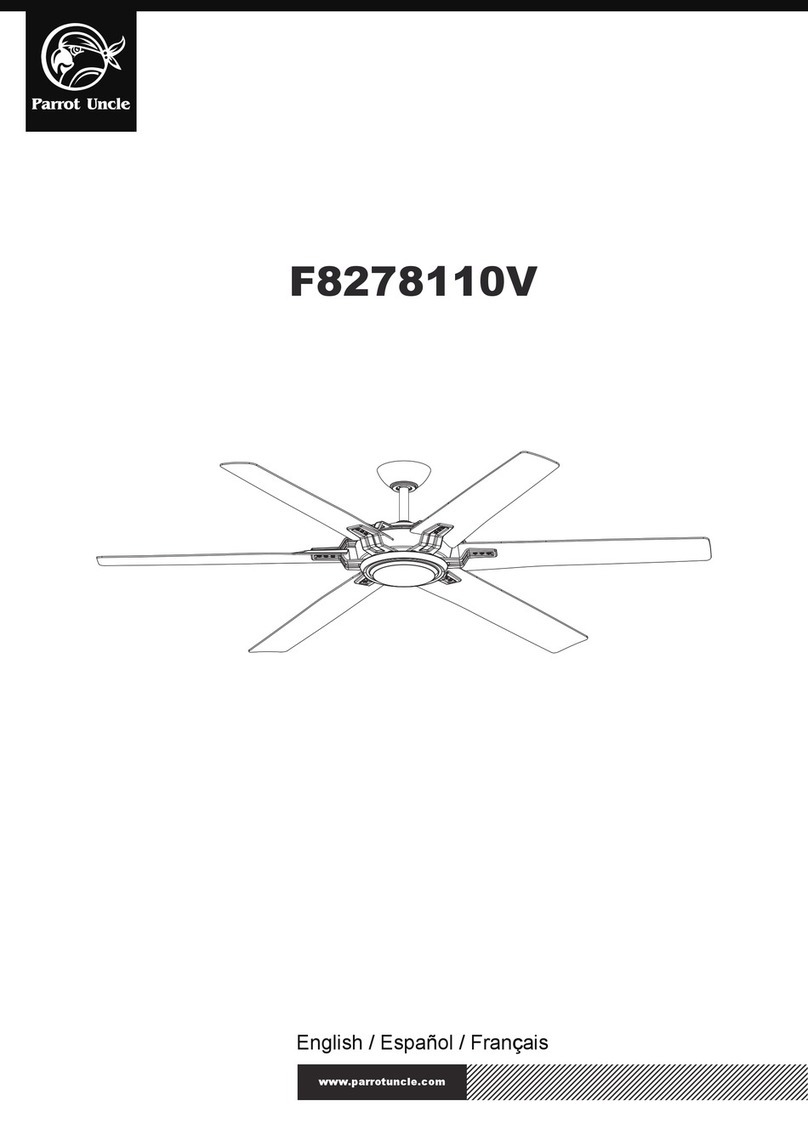 Parrot Uncle F8278110V Manual