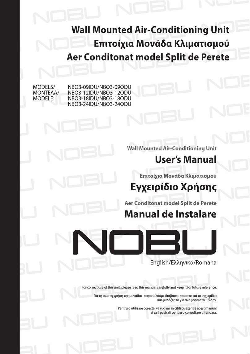 Nobu NBO3-12IDU User manual