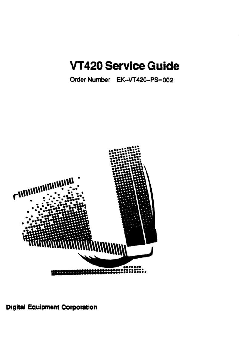 Digital Equipment VT420 User manual
