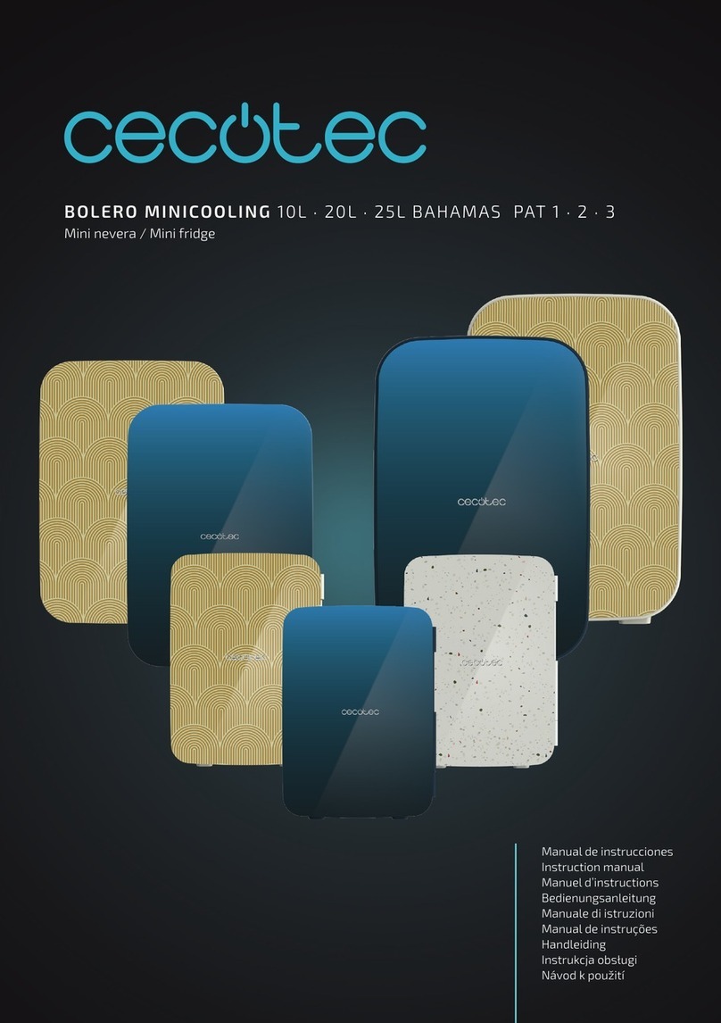 cecotec BOLERO MINICOOLING 10 L BAHAMAS PAT 1 instruction manual cecotec BOLERO MINICOOLING 10 L BAHAMAS PAT 1 instruction manual