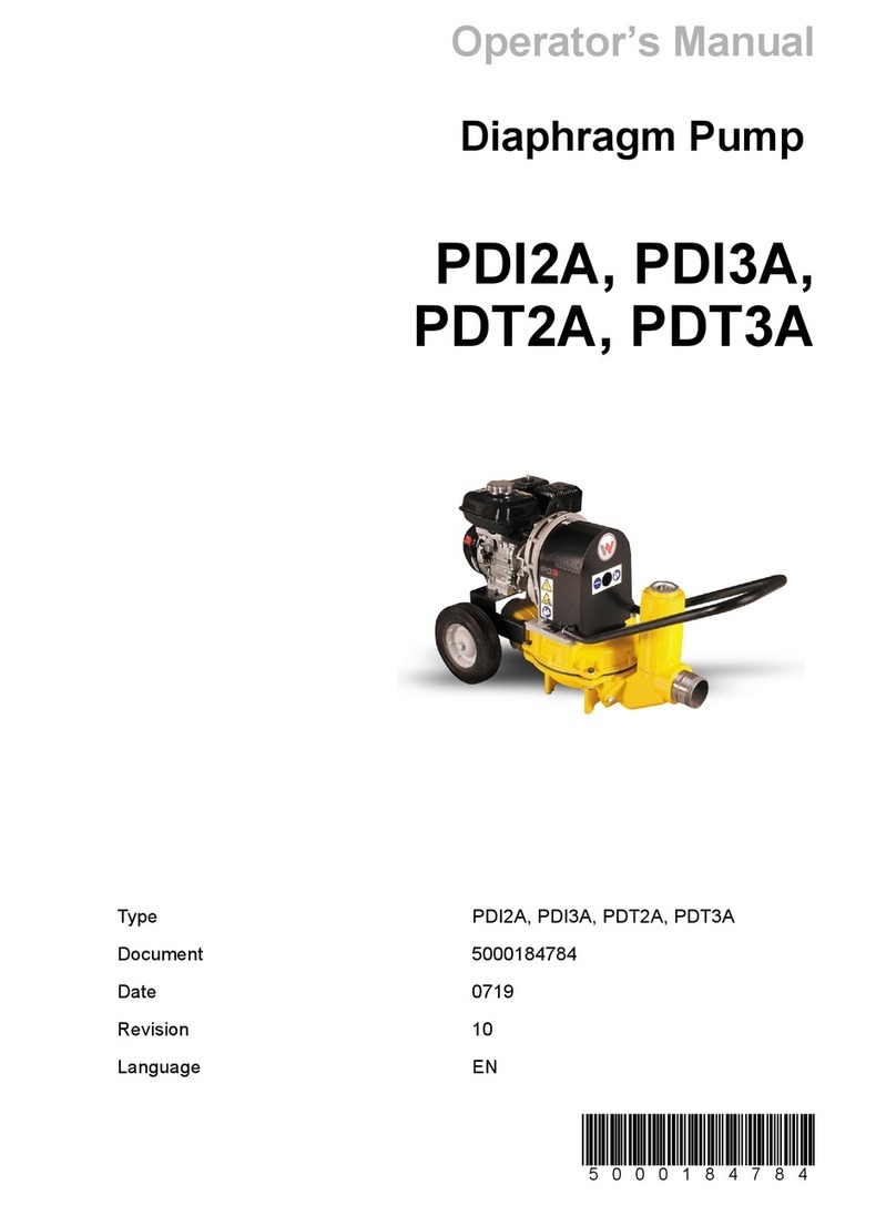 Wacker Neuson PDI 2A User manual