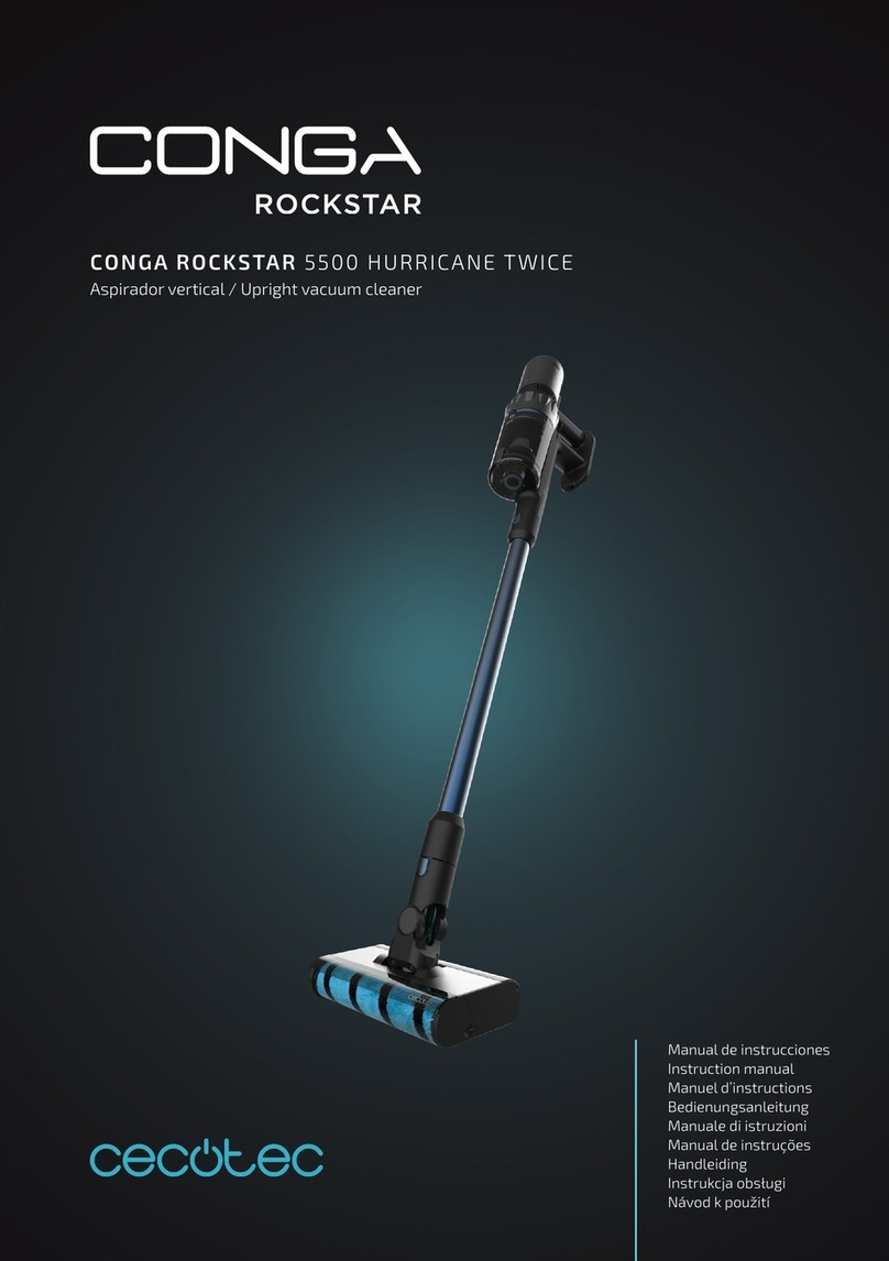 CONGA ROCKSTAR 5500 HURRICANE TWICE instruction manual