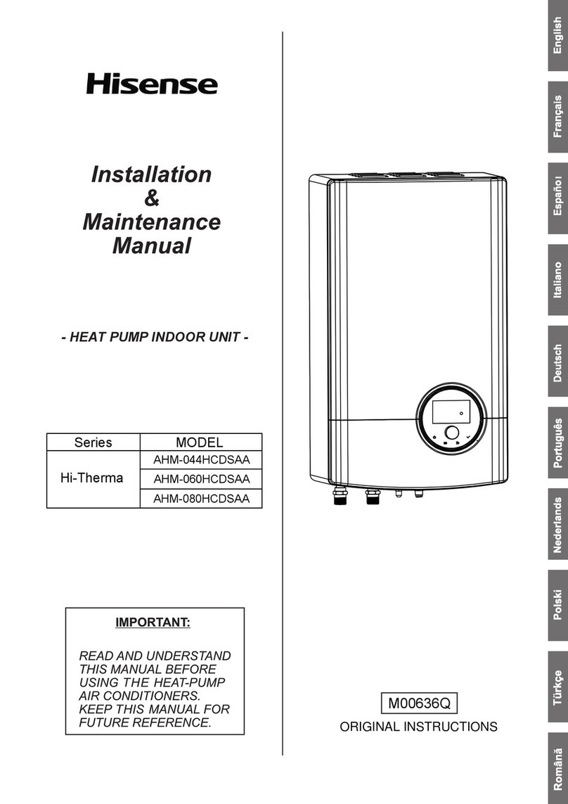 Hisense Hi-Therma Series Instruction Manual Hisense Hi-Therma Series Instruction Manual