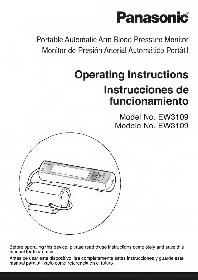 Panasonic EW-3109 User manual