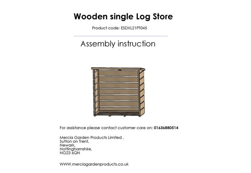 Mercia Garden Products ESDXL21PT045 User manual Mercia Garden Products ESDXL21PT045 User manual