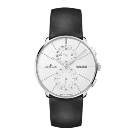 Junghans MEGA Solar Instructions for use