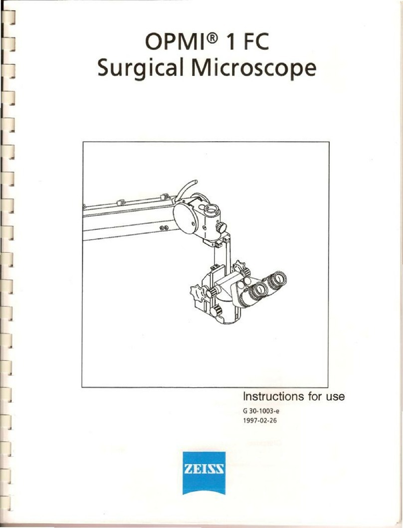 Zeiss OPMI 1 FC User manual