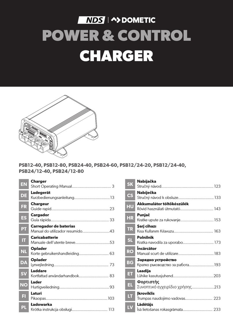 Dometic NDS PSB12-40 User manual
