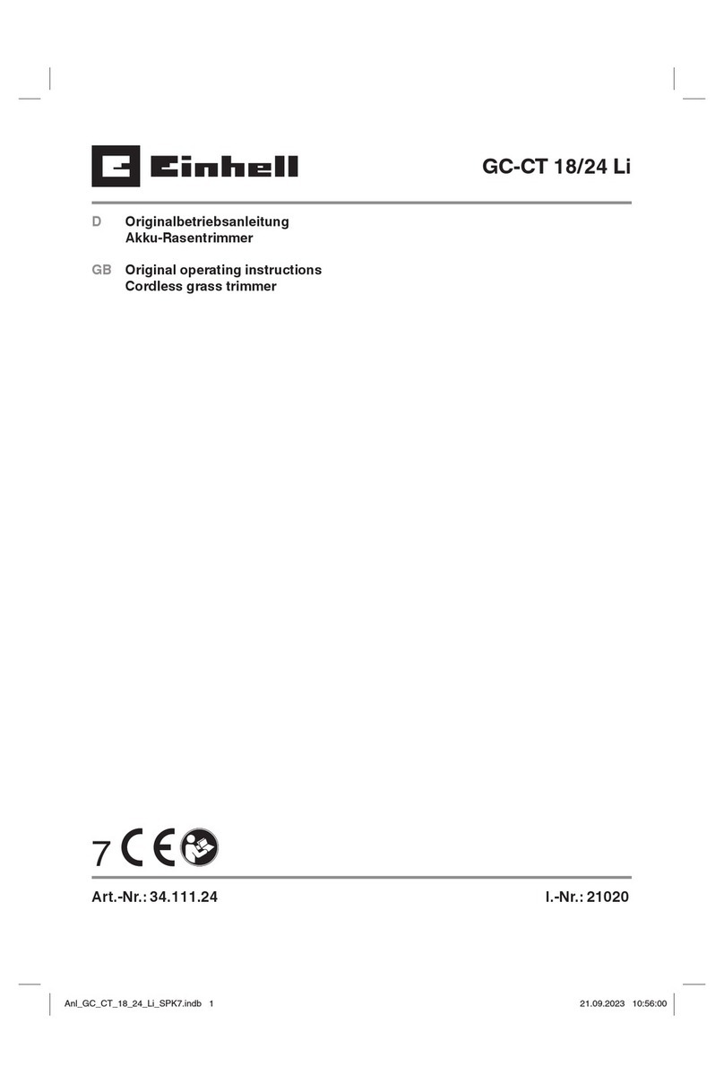EINHELL GC-CT 18/24 Li Original operating instructions