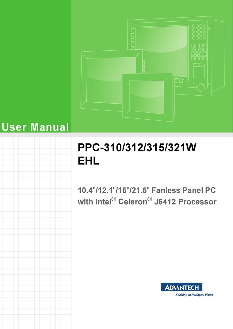 Advantech PPC-310W EHL User manual