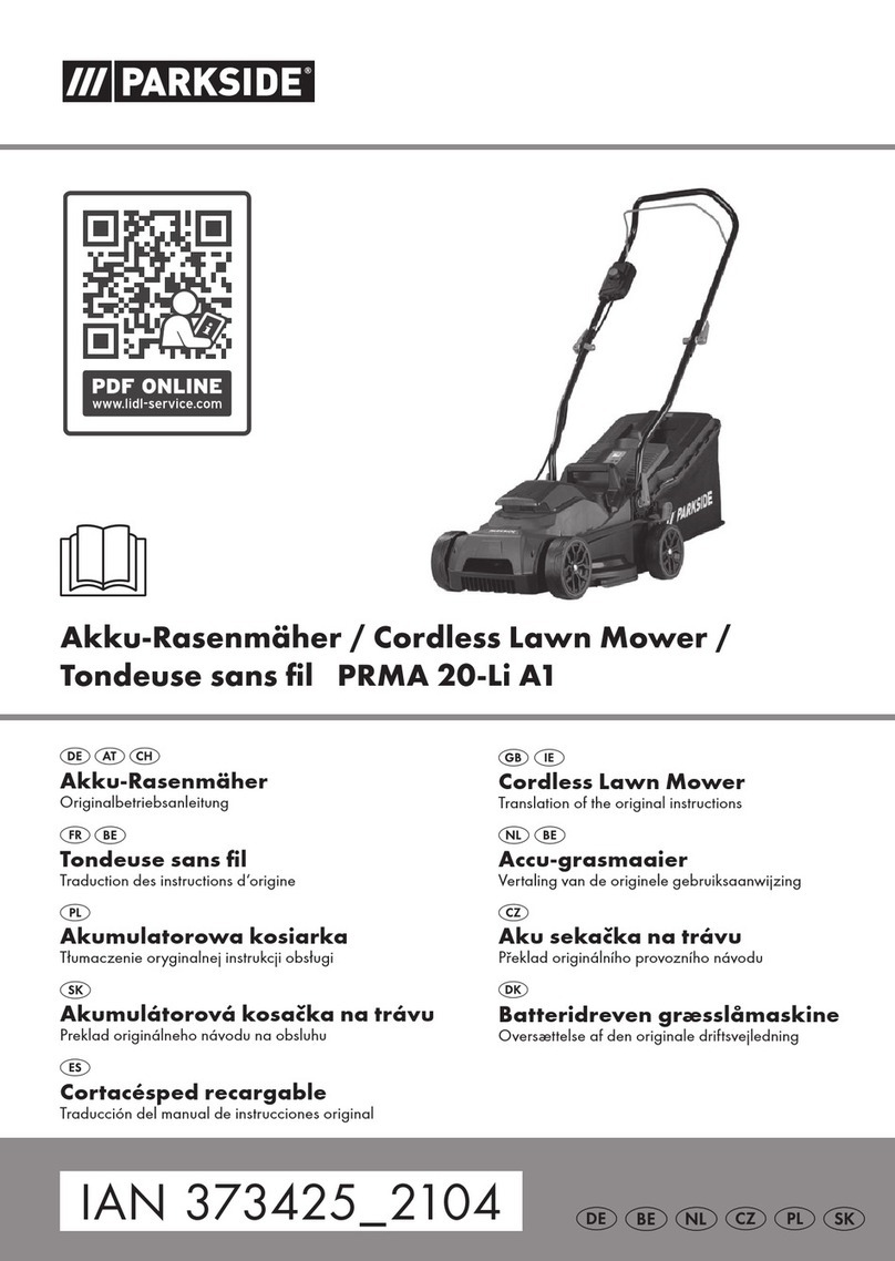 Parkside PRMA 20-Li A1 User manual