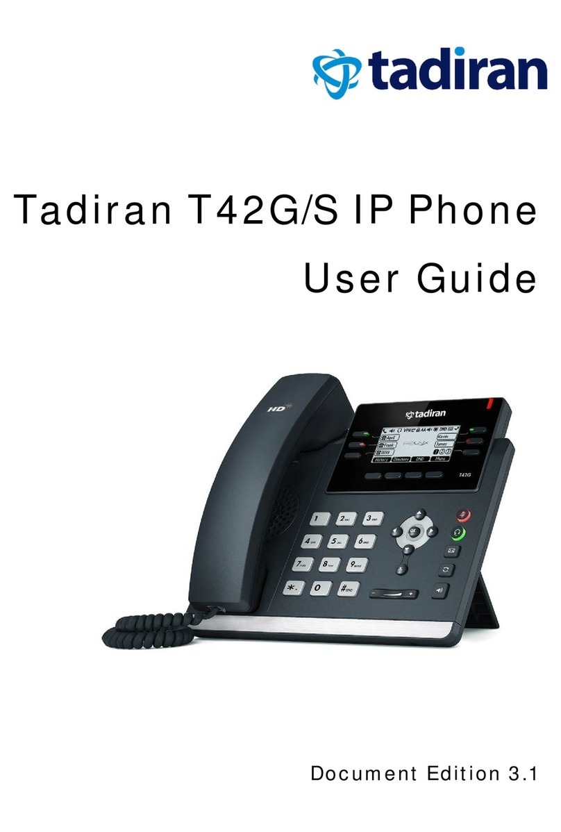 Tadiran Telecom T42G/S User manual