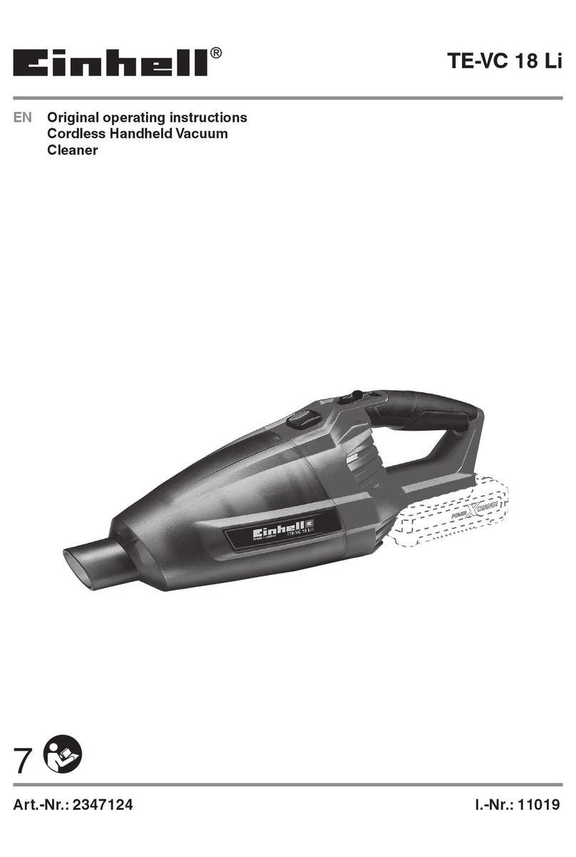 EINHELL TE-VC 18 Li User manual
