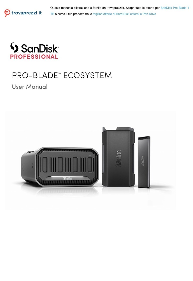 SanDisk Pro Blade 1 TB User manual