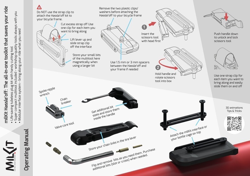 MILKIT Hassle'off operating manual