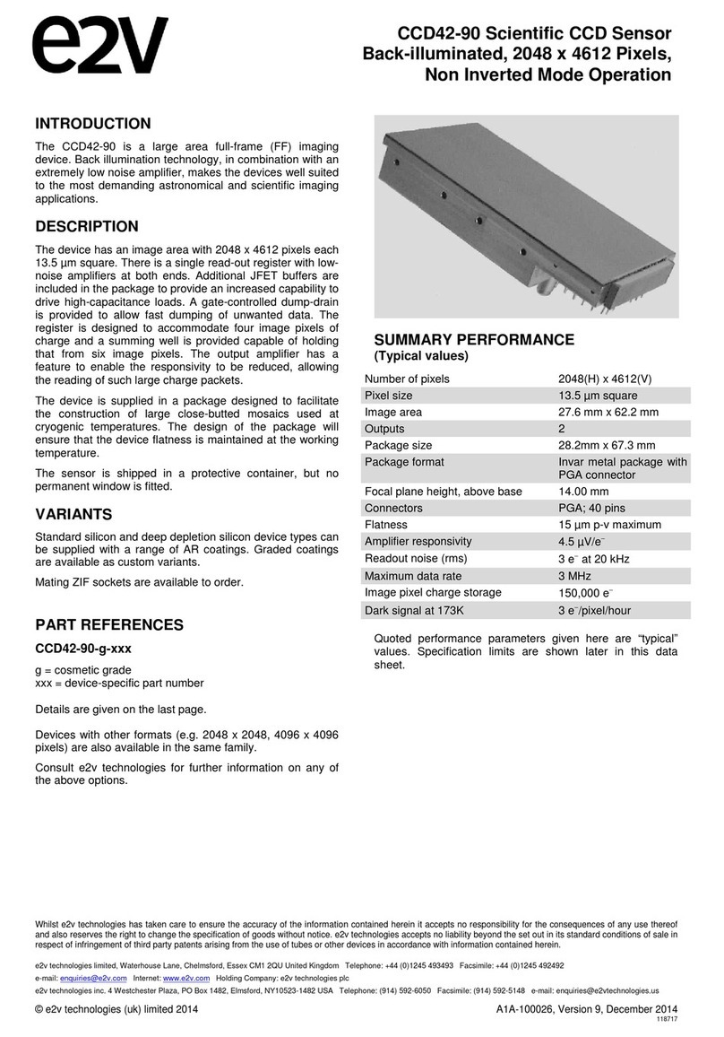 e2v CCD42-90 User manual