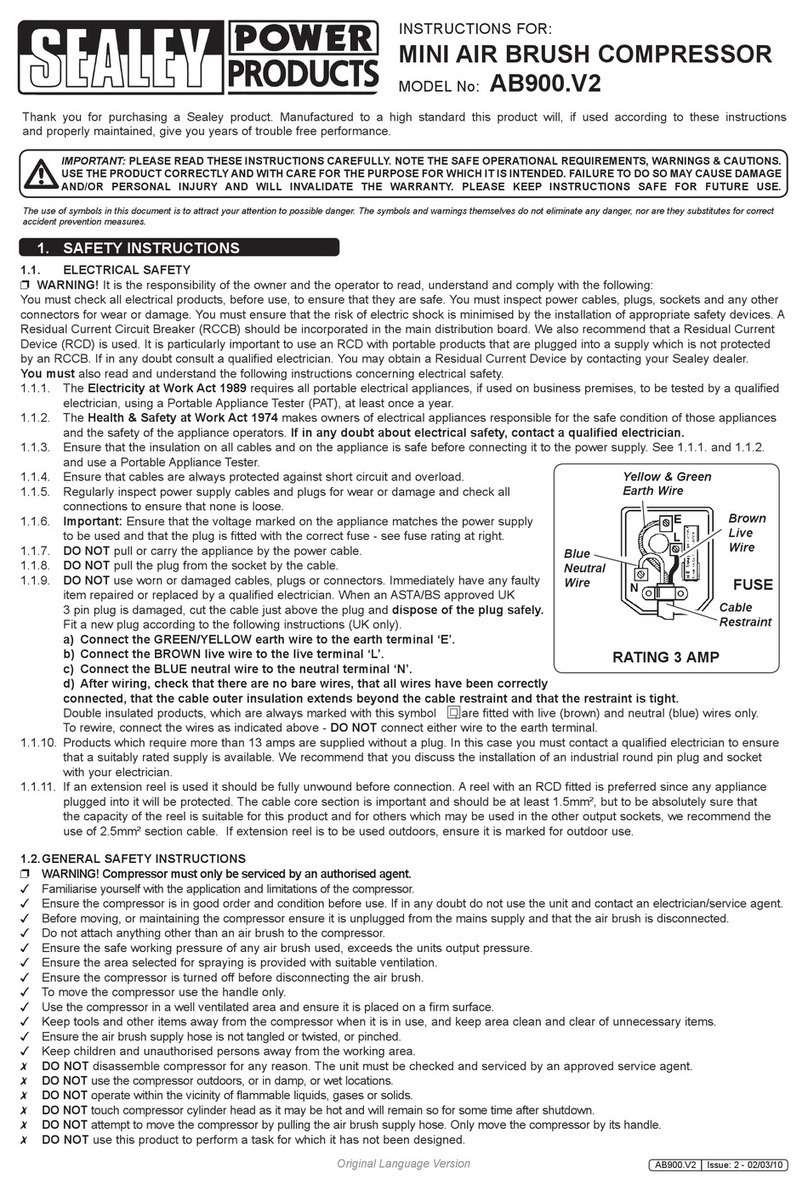 Sealey AB900.V2 User manual