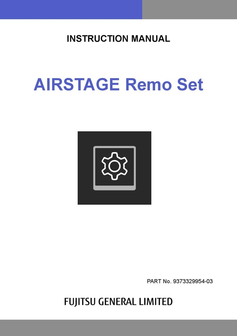 Fujitsu AIRSTAGE Remo Set instruction manual